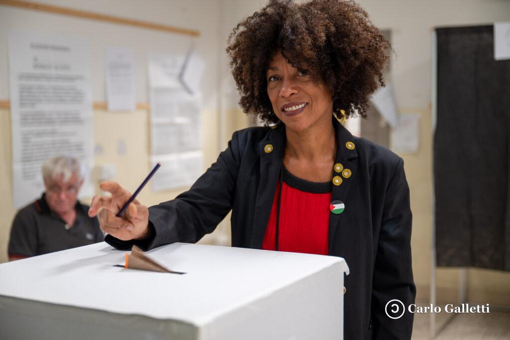 Toscana Rossa - Antonella Bundu al voto — fotografia di Carlo Galletti